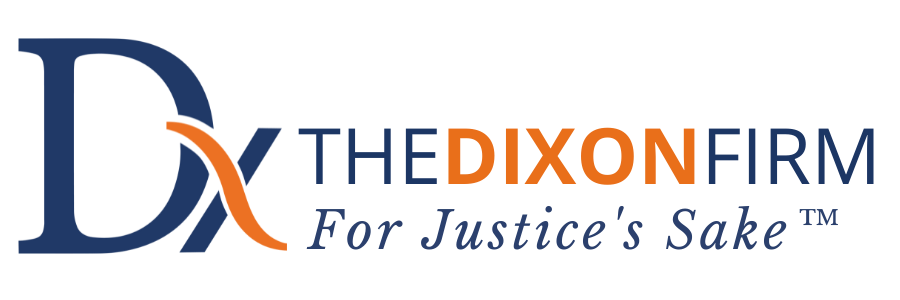 The Dixon Firm - For Justice's Sake logo 2021