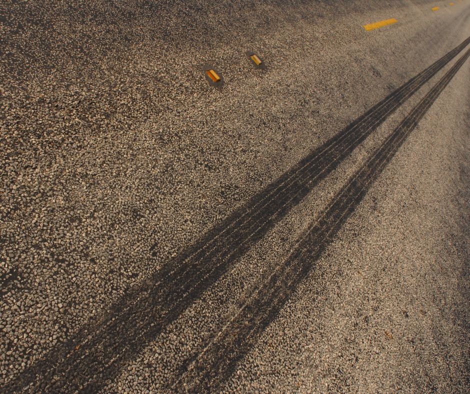 tire tracks on street distracted wrongful death 